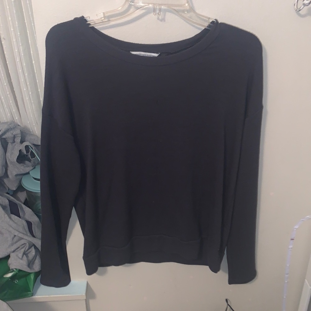 Open back sweater